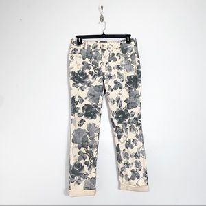 Chico’s So Slimming Floral Jeans Size 1.5 (10)
